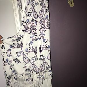 Paisley backless halter top